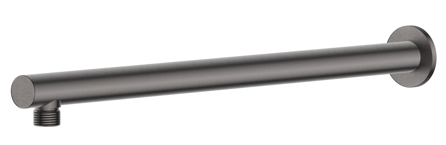 Mica Straight Wall Shower Arm Gunmetal - WP-450-R-GM