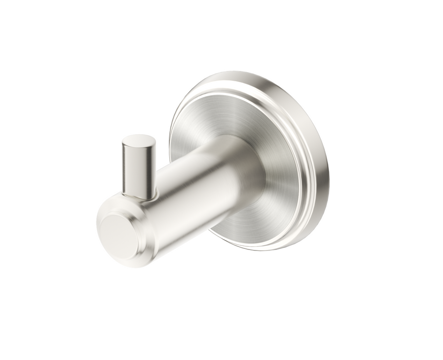 Mica Heritage Robe Hook Brushed Nickel - 1753-S-BN