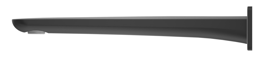 Kaza Bath Spout Black - BTH-K-9-22-BLK