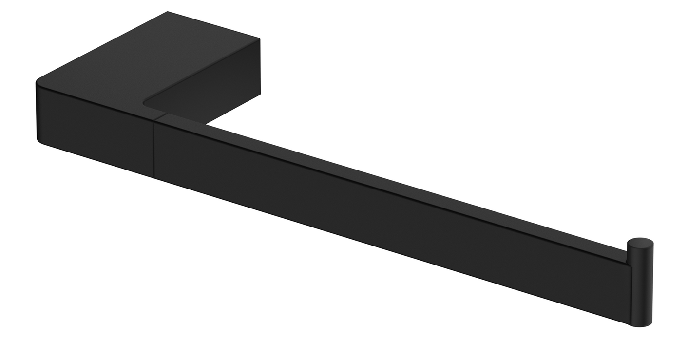 Milos Hand Towel Holder Black - 2304-P-BLK