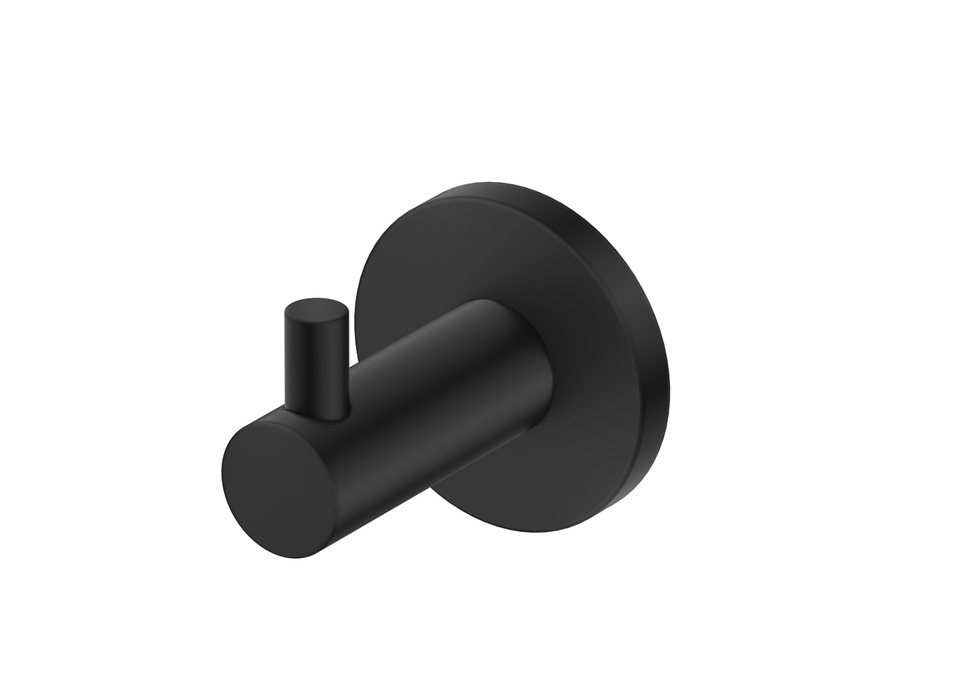 Mica Robe Hook Black - 1153-S-P-BLK