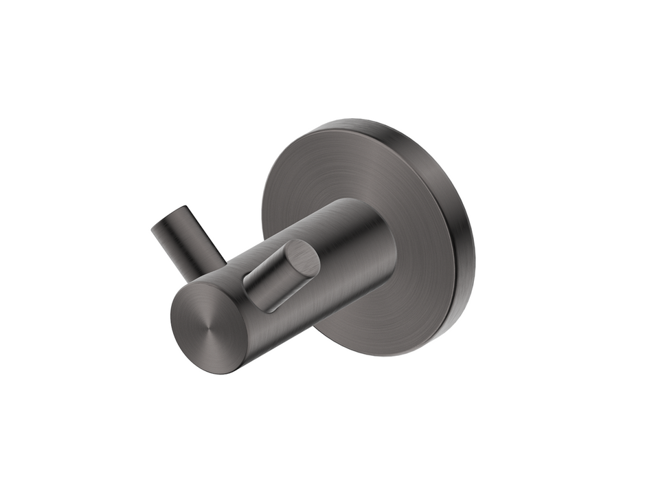 Mica Double Robe Hook Gunmetal - 1153-D-P-GM