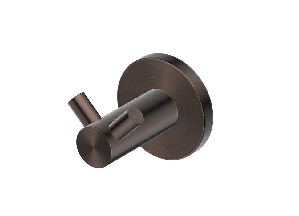 Mica Double Robe Hook Dusk Bronze - 1153-D-P-DB