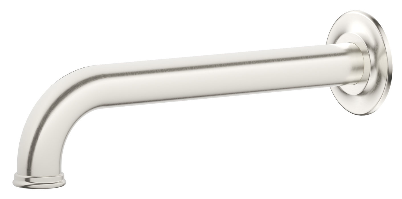 Mica 250mm Heritage Bath Spouts Brushed Nickel - BTH-4-25-BN