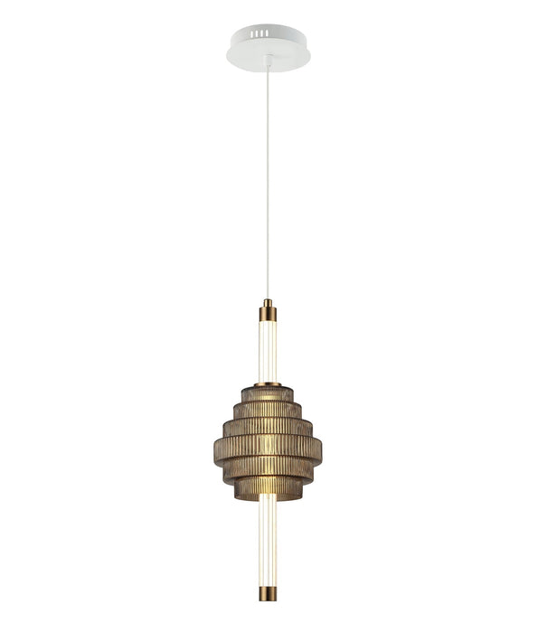 Wand LED Spinning Top Pendant Coffee 5W TRI Colour - WAND2