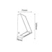 Buy Exterior Wall Lights Australia WEDGE Exterior Wall Light 316 Stainless Steel IP44 - WEDGEGSS