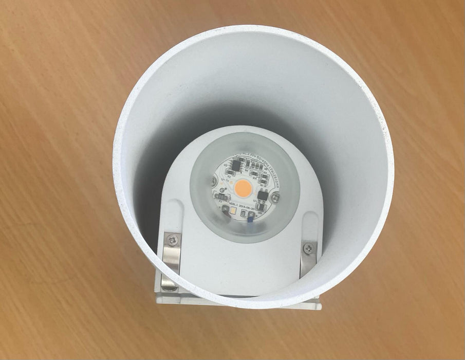 Tura Large Up & Down Wall Light 5W 3000K White - TURA2ELGWHT
