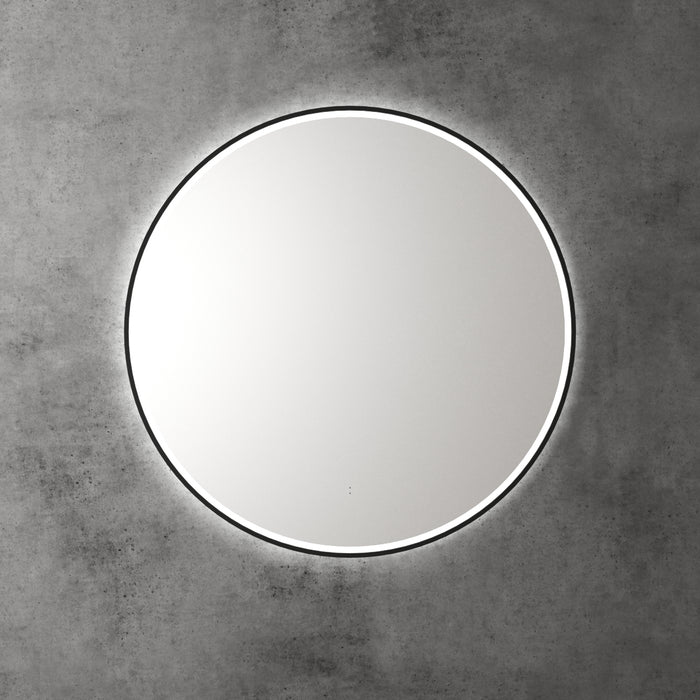 Windsor 900mm LED Mirror 36W 3CCT Matte Black - LMWIN-900-MB