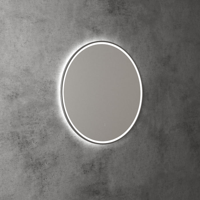 Windsor 700mm LED Mirror 36W 3CCT Gun Metal - LMWIN-700-GM