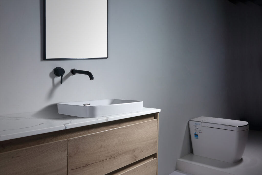 Barlee Semi Inset Basin Gloss White - XECB-094GW