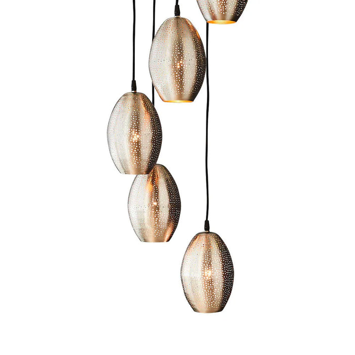 Buy Cluster Pendants Australia Constellation Perforated 5 Balloon Pendant Cluster Nickel - ZAF10227NI