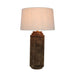 Buy Table Lamps Australia Darwin Large Table Lamp Base Dark Natural Timber - ZAF1022L