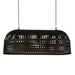 Buy Pendant Lights Australia Esch Pendant 3 Lights Antique Black Metal - ZAF12090