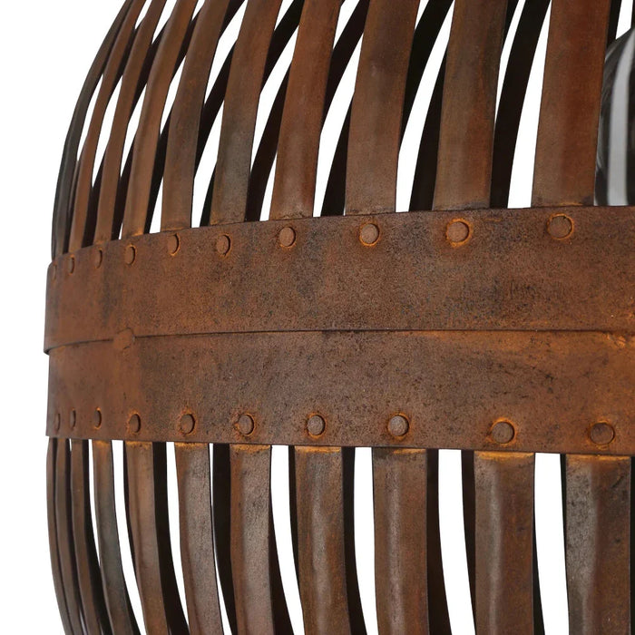 Buy Pendant Lights Australia Esch Pendant Light W600mm Rust Metal - ZAF5238RU