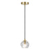 Buy Pendant Lights Australia Zaha 1 Light Pendant Antique Gold & Crystal - ZAHA PE01-AGCR