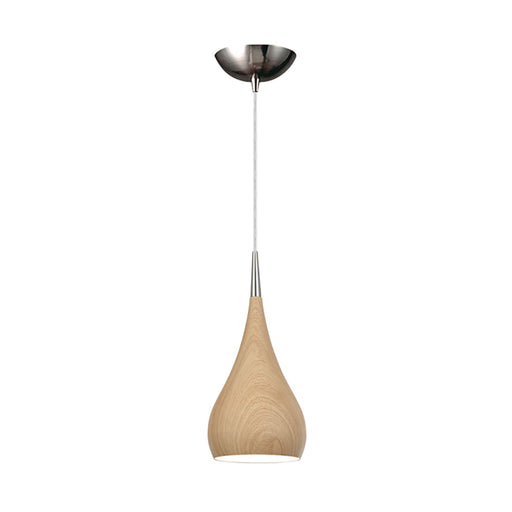 Buy Pendant Lights Australia ZARA Bell Shape 1 Light Pendant Oak Wood - ZARA1A