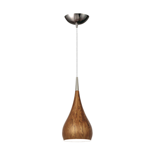 Buy Pendant Lights Australia ZARA Bell Shape 1 Light Pendant Burl Wood - ZARA2A