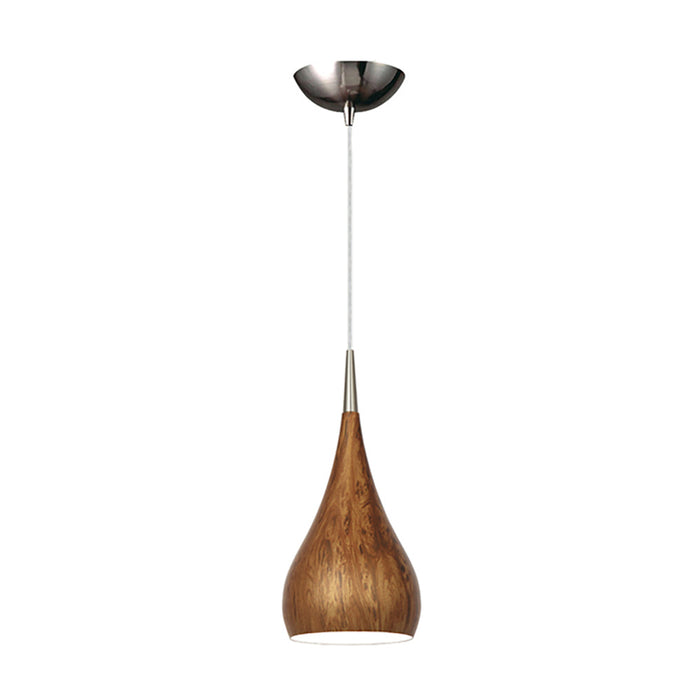 Buy Pendant Lights Australia ZARA Bell Shape 1 Light Pendant Burl Wood - ZARA2A