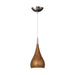 Buy Pendant Lights Australia ZARA Bell Shape 1 Light Pendant Burl Wood - ZARA2A