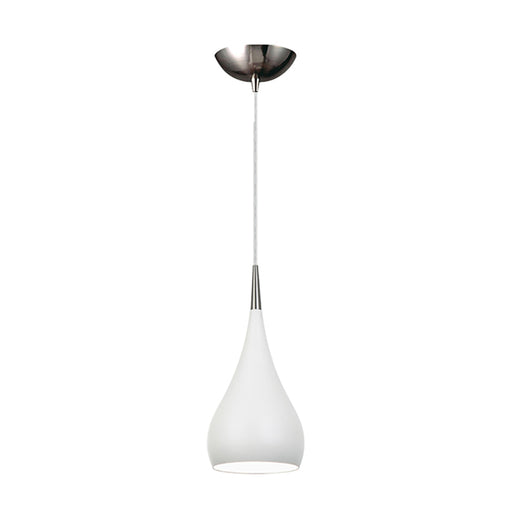 Buy Pendant Lights Australia ZARA Bell Shape 1 Light Pendant White - ZARA5A