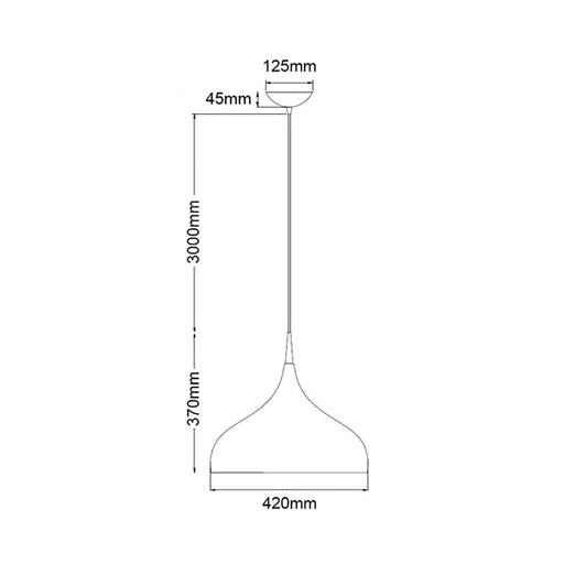 Buy Pendant Lights Australia ZARA Dome Shape 1 Light Pendant Burl Wood - ZARA7A