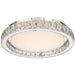 Buy LED Oyster Lights Australia ZAYLA LED Oyster Light W440mm Chrome 3CCT - ZAYLA OY44-CH3C
