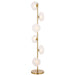 Buy Floor Lamps Australia ZECCA Floor Lamp Antique Gold / Frost - ZECCA FL6-AGFR