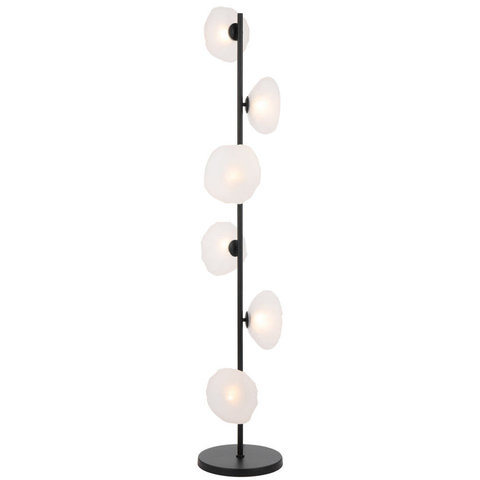 Buy Floor Lamps Australia ZECCA Floor Lamp Black / Frost - ZECCA FL6-BKFR