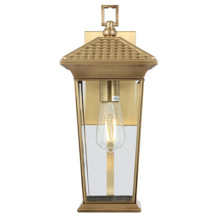 Buy Exterior Wall Lights Australia ZELDIN 40 Exterior Wall Bracket Solid Brass - ZELDIN EX40-BRS