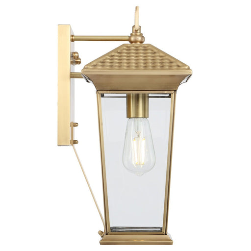 Buy Exterior Wall Lights Australia ZELDIN 40 Exterior Wall Bracket Solid Brass - ZELDIN EX40-BRS