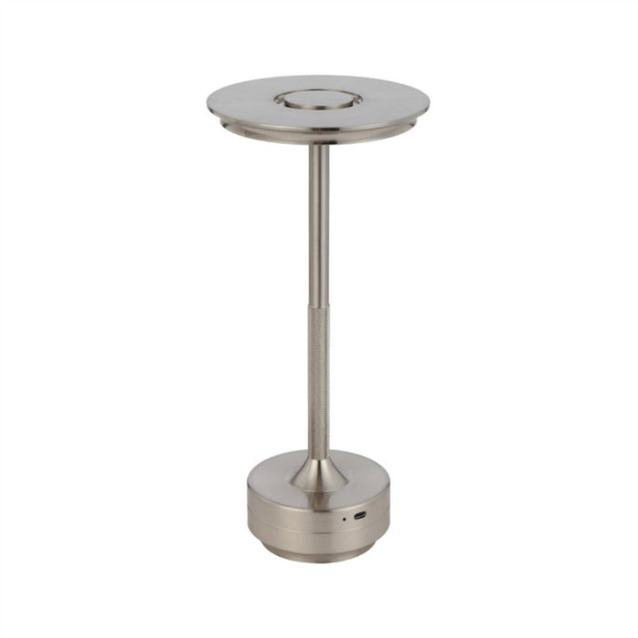 Buy Table Lamps Australia ZICO Rechargeable Table Lamp Nickel 3CCT - ZICO TL-NK