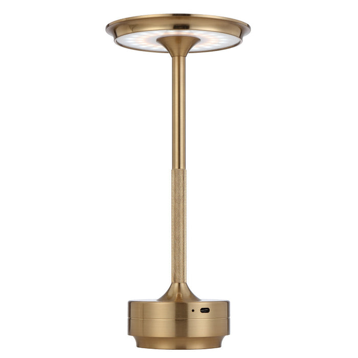 Buy Table Lamps Australia ZICO Rechargeable Table Lamp Antique Gold 3CCT - ZICO TL-AG