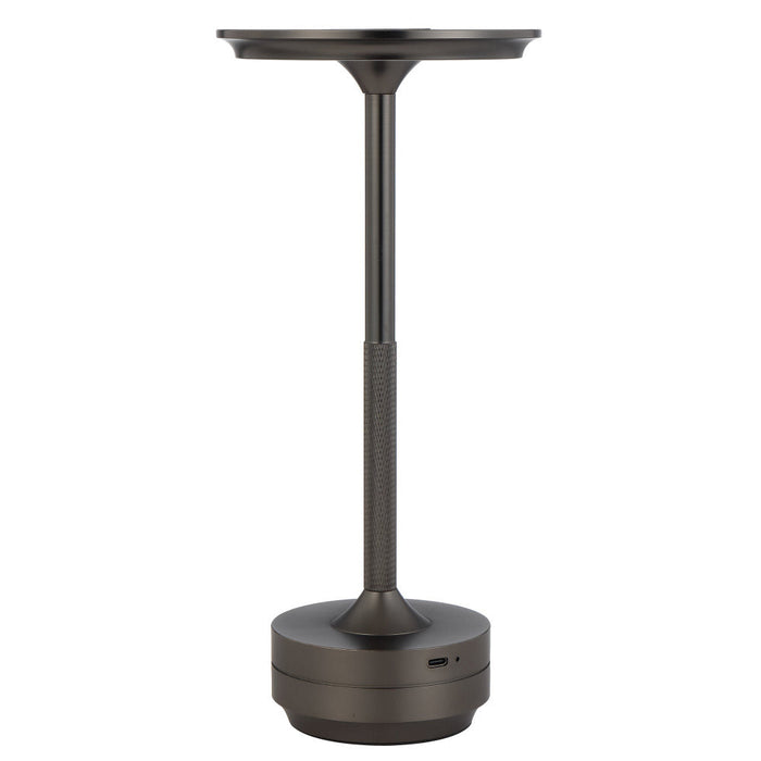 Buy Table Lamps Australia ZICO Rechargeable Table Lamp Gunmetal 3CCT - ZICO TL-GM