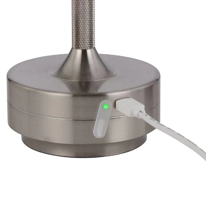 Buy Table Lamps Australia ZICO Rechargeable Table Lamp Gunmetal 3CCT - ZICO TL-GM