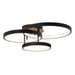 Buy Semi-Flush Mount Lights Australia Zola 3 Light Semi Flush Mount Light Black - ZOLA3BLK