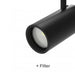 Buy Single Circuit Tracks & Accessories Australia Zone Wall Wash Track Head Standard - ZONE15FILTER4