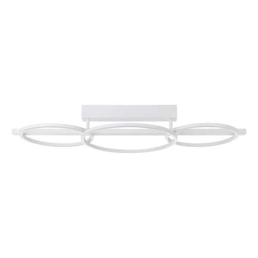 Buy Semi-Flush Mount Lights Australia Lanacera Semi-Flush Mount Light White Plastic 3000K - 205836