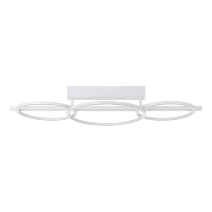 Buy Semi-Flush Mount Lights Australia Lanacera Semi-Flush Mount Light White Plastic 3000K - 205836