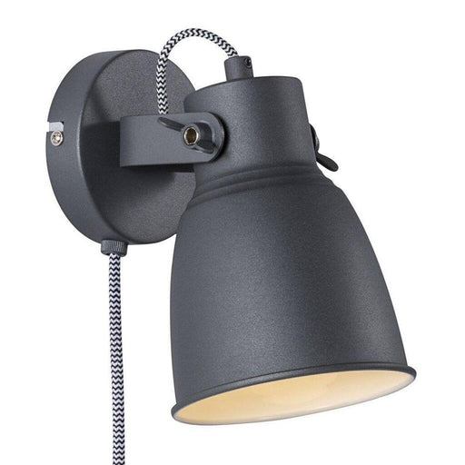Buy Bedside Reading Lights Australia Adrian 1 Light Wall Light Black - 48801003