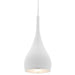 Buy Pendant Lights Australia Aero 1 Light Pendant White - AERO1PWH
