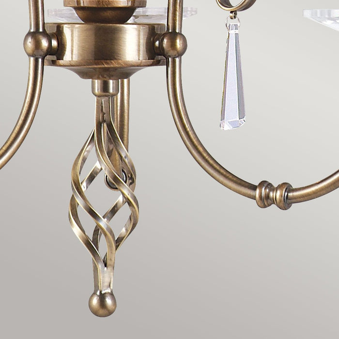 Aegean 3 Light Pendant Aged Brass - AG3-AGED-BRASS