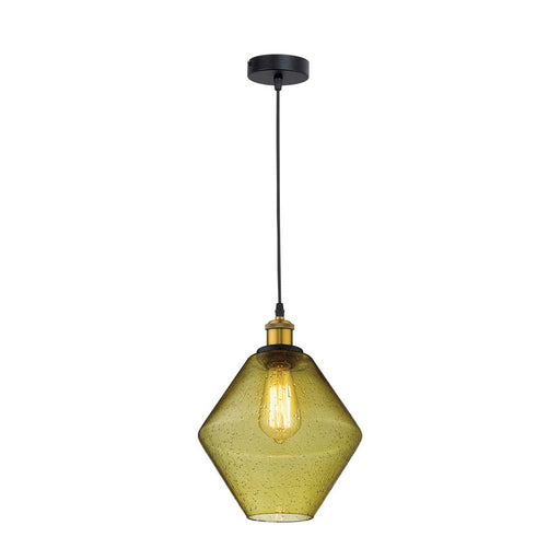 Buy Pendant Lights Australia Alice Pendant Light W240mm Amber Glass - 31300