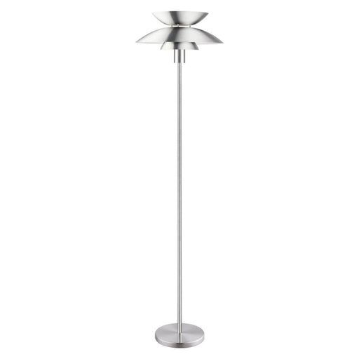 Buy Floor Lamps Australia Allegra Floor Lamp Satin Chrome Metal - 22709