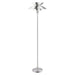 Buy Floor Lamps Australia Allegra Floor Lamp Satin Chrome Metal - 22709