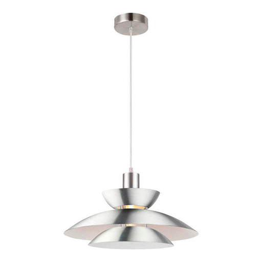 Buy Pendant Lights Australia Allegra Pendant Light Satin Chrome Metal - 22703