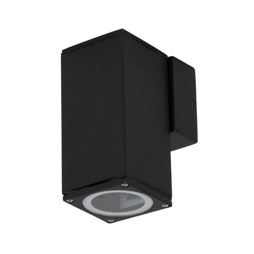 Buy Exterior Wall Lights Australia Alpha Exterior Wall Light H135mm Black Aluminium 5000K - 19390