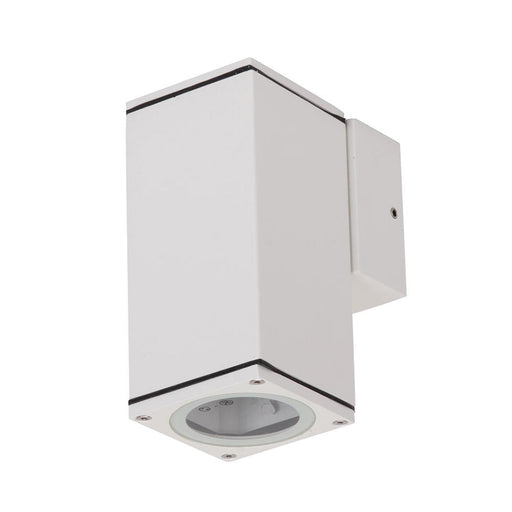 Buy Exterior Wall Lights Australia Alpha Exterior Wall Light H135mm White Aluminium - 19391