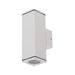 Buy Up / Down Wall Lights Australia Alpha Up & Down Wall 2 Lights H200mm White Aluminium 3000K  - 19798