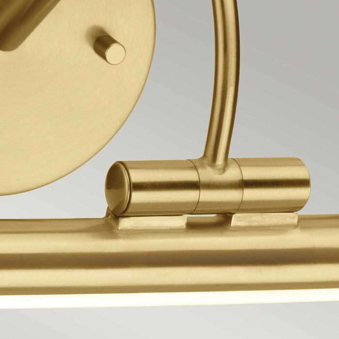 Alton Small LED Picture Light Brushed Brass - ALTON-PL-S-BB