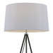 Buy Floor Lamps Australia Anna 1 Light Floor Lamp White & Black - ANNA FL-WHDGY